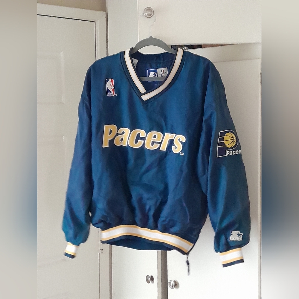 Indiana Pacers nylon pullover Starter Jacket